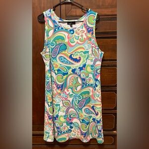 Ronni Nicole Multicolor Paisley Dress